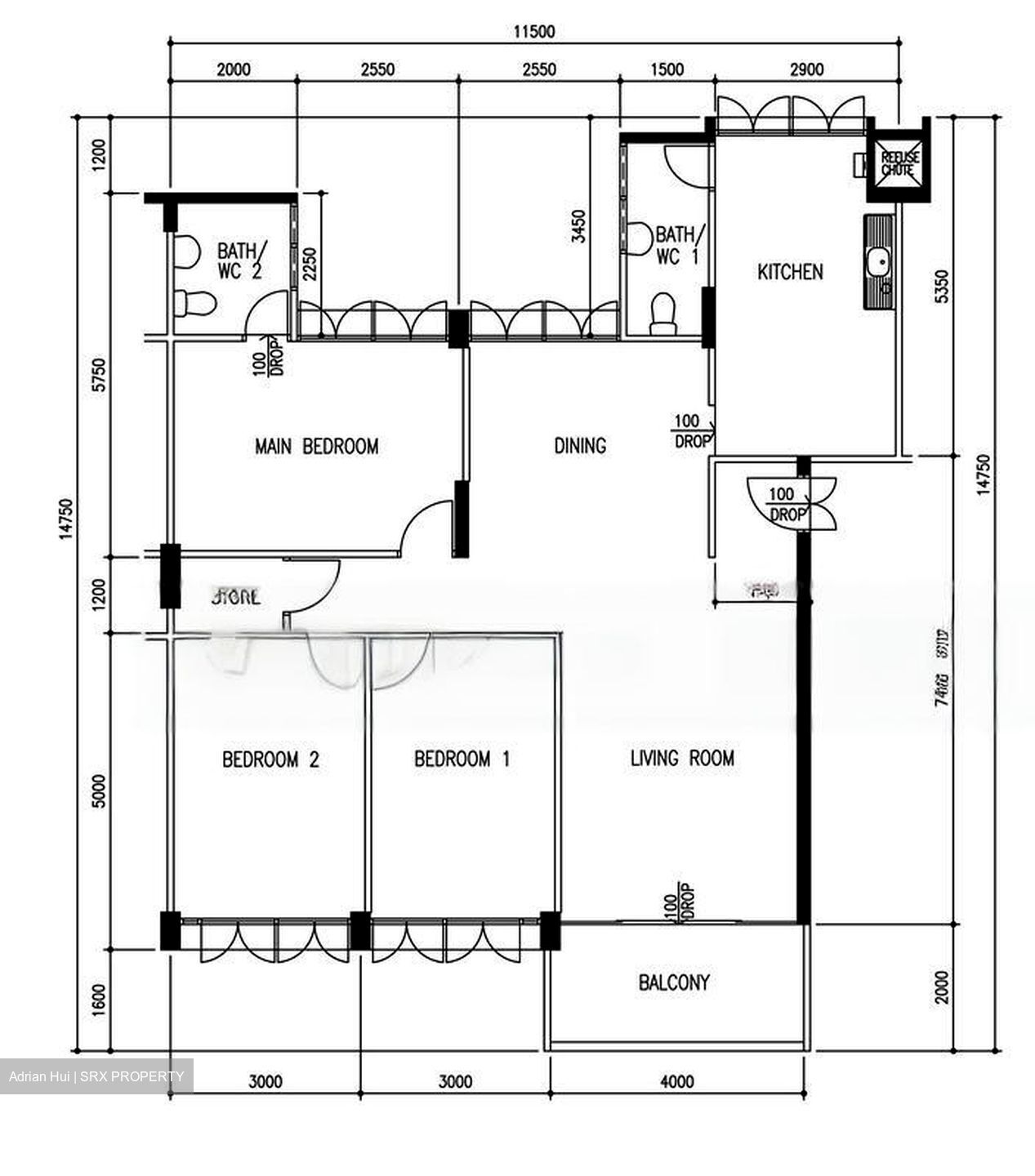 Blk 312 Serangoon Avenue 2 (Serangoon), HDB 5 Rooms #462377231